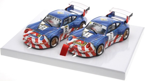 Revoslot RS0116 Twin-Pack Porsche GT2 Team Set Special Edition Box M.2 Autos-image