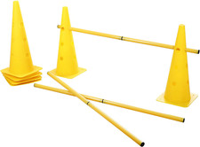 Cone-Three Agility Hurdle Set, Giallo
