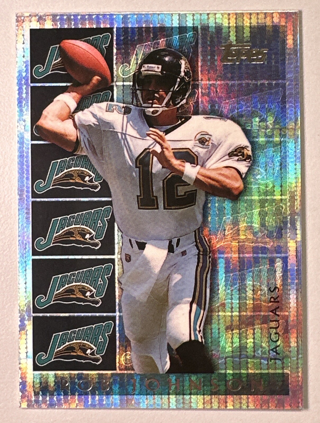 1995 Topps Rob Johnson Rookie RC Power Boosters #459 Jaguars RARE
