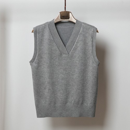 Womens Knit Sleeveless Vest Knitted Jumper Tank Top Winter Sweater Waistcoat | - Picture 14 of 17