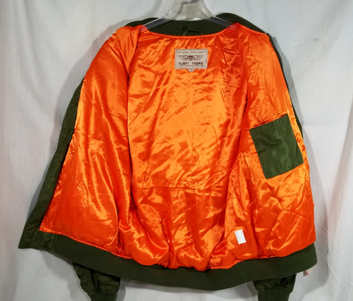 Flight Tigers Jacket P-98 Warhawk Green Bomber Souvenir Replica WWII Style 3XL - Picture 6 of 19