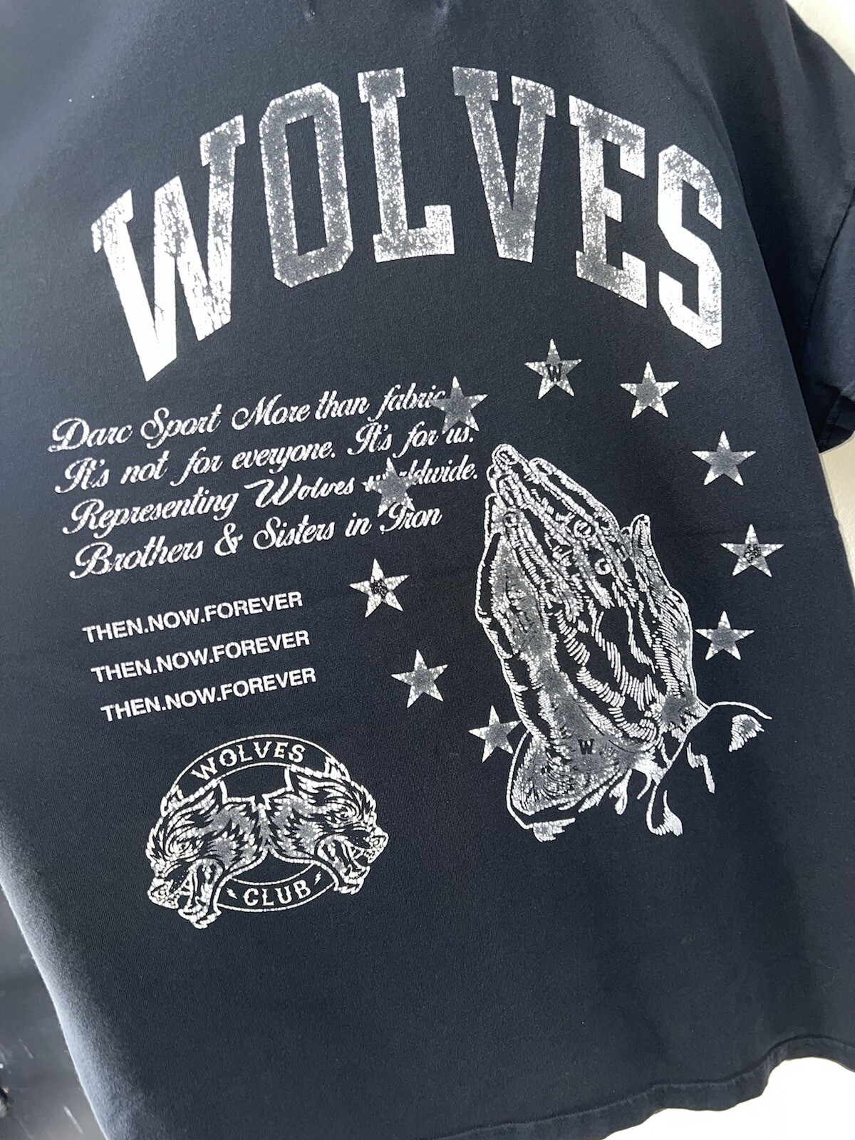 DARC SPORT WOLVES CLUB THEN NOW FOREVER OVERSIZED T … Gem