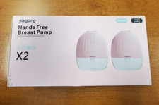 Sayorg S18 Hands Free Breast Pump LED Display Electric 2 Pumps NEW - E2A
