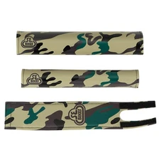 NEW SE Bikes Racing Army Camo BMX 3 Piece Retro Pad Set