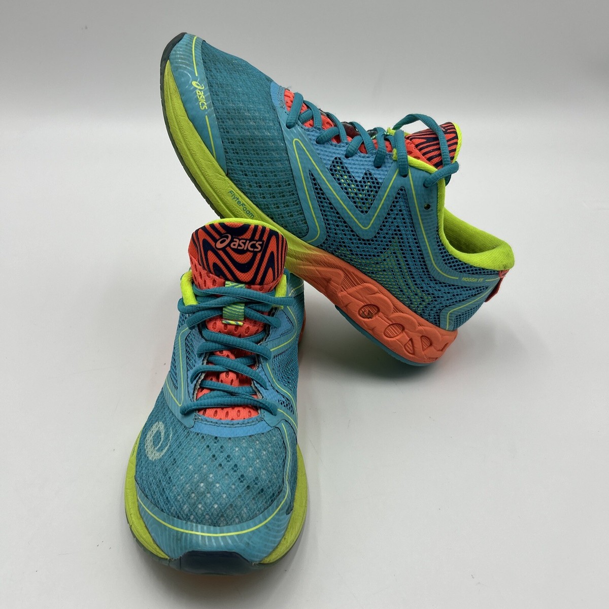 Asics Noosa FF FlyteFoam T772N Teal Running Sneakers Trainers Women's Size 