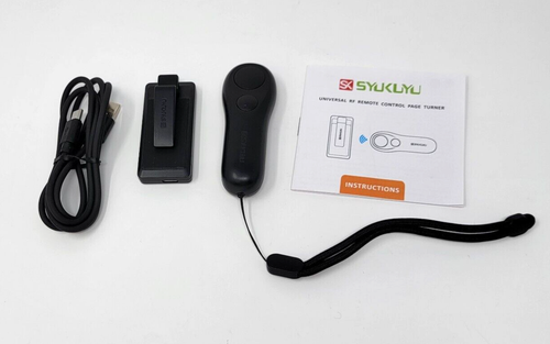 SK SYUKUYU RF Remote Control Page Turner for Kindle Reading Ipad Surface Comics, - Afbeelding 5 van 5