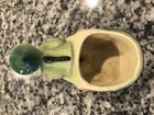 Shawnee Pottery Coolie with Cart Planter USA 539 Green Cream — photo 4