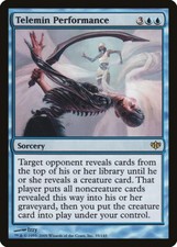 Telemin Performance Conflux NM Blue Rare MAGIC THE GATHERING MTG CARD ABUGames