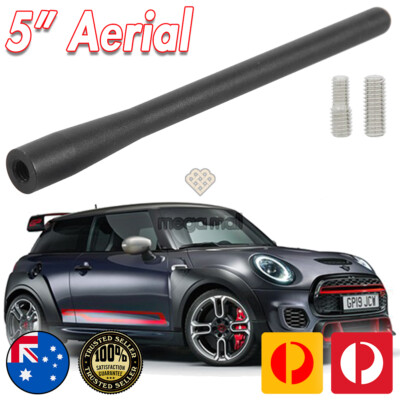 Antenna Aerial Stubby Bee Sting for MINI Cooper GP Works Black 5''