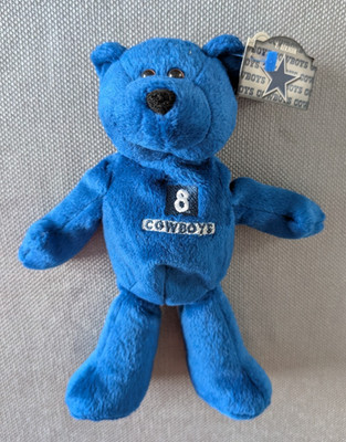 Troy Aikman #8 Cowboys NFL Football Bean Bear by Limited Treasures ProBear 1998