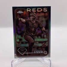 2024 Topps Chrome - Sepia Refractor #104 Spencer Steer Reds