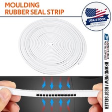 Rubber Edge Trim White 20ftflexible U Shape Seal Strip For Cars Trucks Boats
