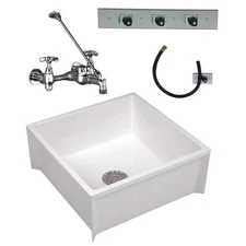 MUSTEE 63CM ELMustee,Mop Sink,Square,24inx24inx10in 11U264