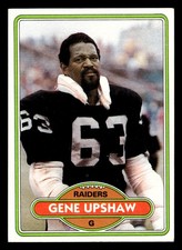 1980 Topps #449 Gene Upshaw