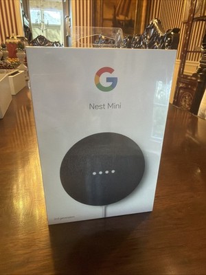 Google Nest Mini (2nd Generation) Smart Speaker - Charcoal