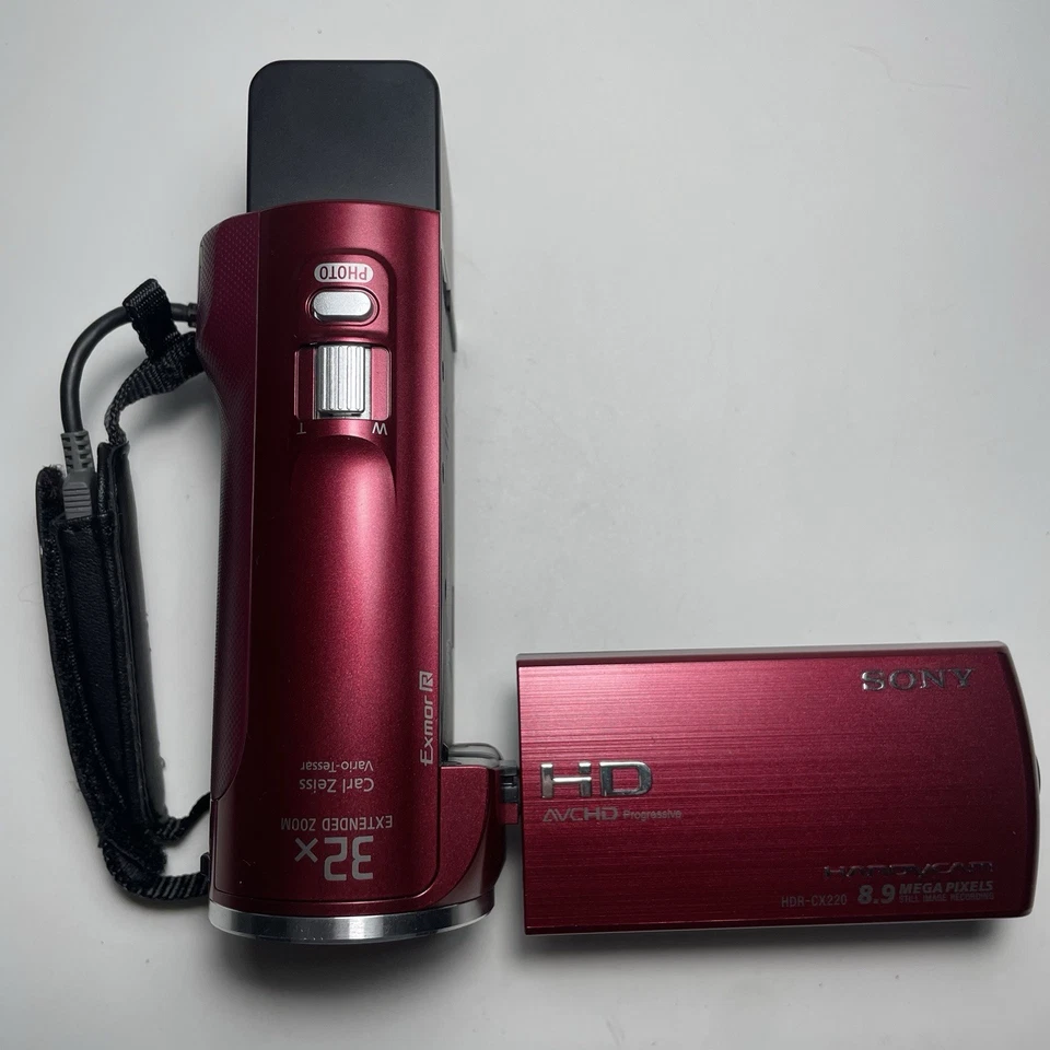 Sony Handycam HDR-CX220E 1080 HD 8.9MP Camcorder Tested + Chrgr, Batt, 64GB SD - Image 4 of 4