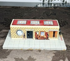 Vintage Marx 2890 Union Station Whistle Train Accessory Tin Lithography Untested