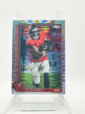 #ad 2025 Topps Chrome Chris Godwin #283 PULSAR REFRACTOR Tampa Bay Bucs🔥 $8.95