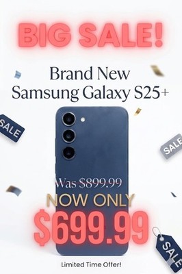 Samsung Galaxy S25+ Plus 256GB SM-S936U1 Factory Unlocked US Version - Navy