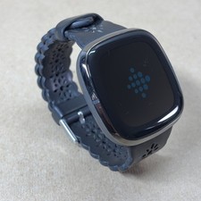 Fitbit Sense Fitness Smartwatch FB512 Graphite Black Watch Only Tested Works