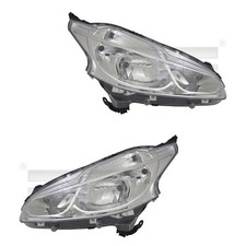 Scheinwerfer Set links & rechts H7/H7/W21/5W mit Tagfahrlicht für Peugeot 208
