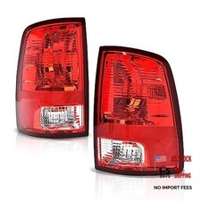 Tail Lights Compatible with Dodge Ram Fit Ram 1500 2500 3500 2009-2018 Red