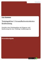 Trainingslehre I. Gesundheitsorientiertes Krafttraining (Buch)