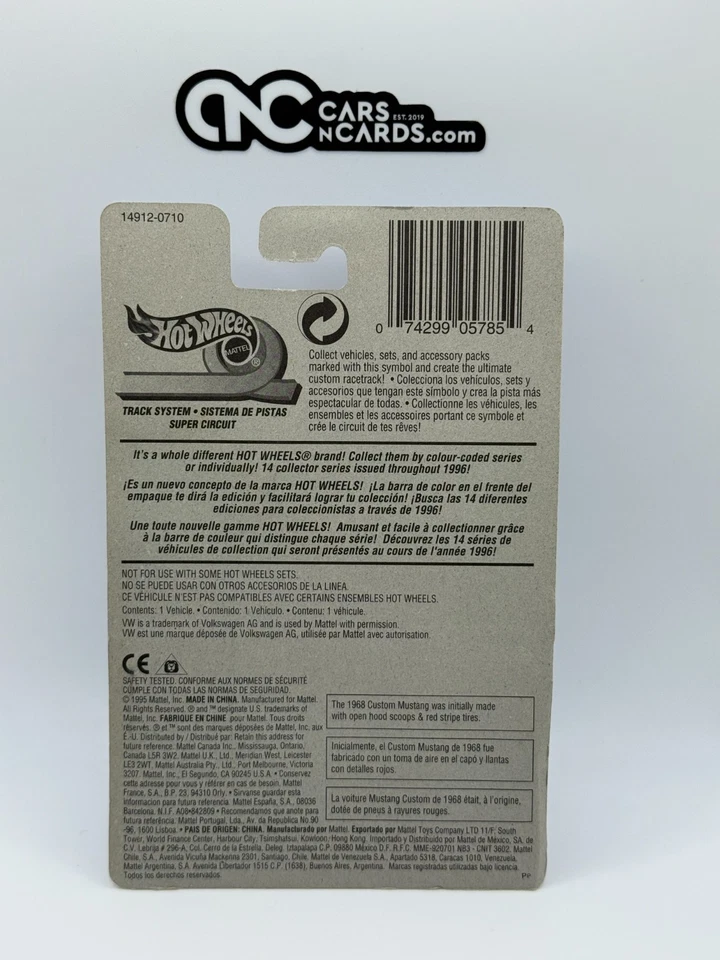 Autobús de arrastre VW Hot Wheels 1996 primera edición 6/12 con protector Foto 4 de 4