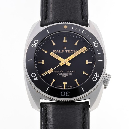 Ralph Tech WRV V 1977 Parisian Automatikuhr SS schwarzes Zifferblatt ...