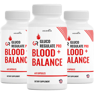 (3 Pack) Gluco Regulate+ Blood Balance Dietary Supplement for Metabolism Health
