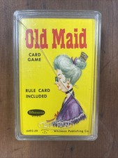 VTG Whitman Old Maid Card Game 1960’s #4492:29 COMPLETE Made in USA