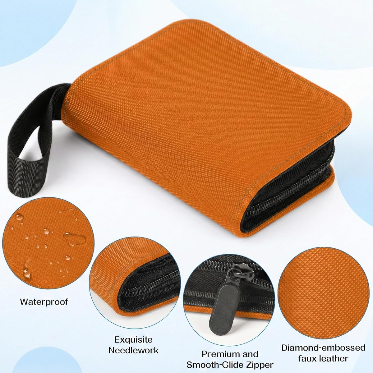 1 card binder 1 Pocket Card Binder–Collectible Trading Card Album, Single Card Holder  with 20