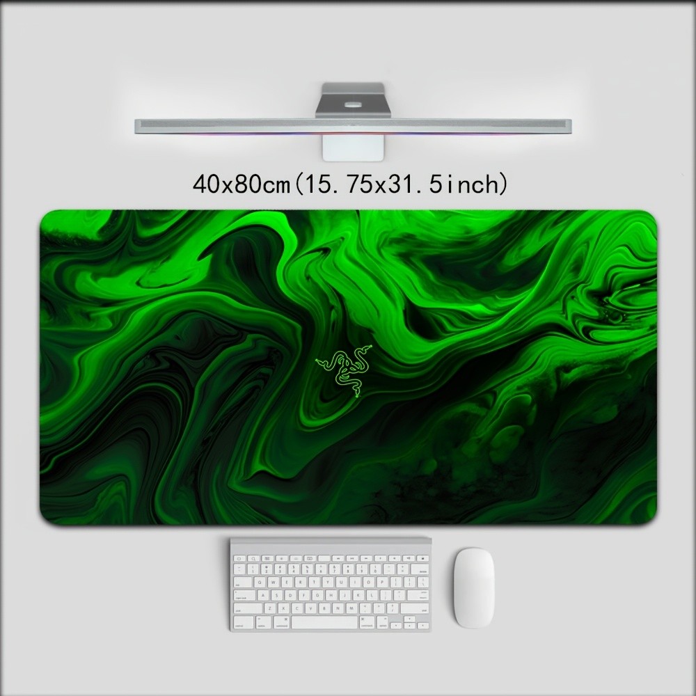 40*90cmLarge Gaming Mouse Pad, R-Razer-r Simple and Clear Pa
