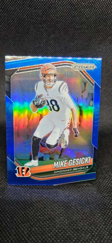 Panini Prizm 2025 Mike Gesicki Blue #79 Bengals Football SSP B4