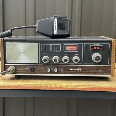 #ad Vintage Royce 1 621 AM CB Base Station Radio Powers On $34.99