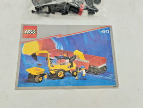 LEGO 4543 Railroad Tractor Flatbed with Instructions 9V 9v Train Train 4558 4547