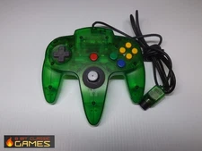 Official Jungle Green Controller - NINTENDO 64 - FOR PARTS!  42a