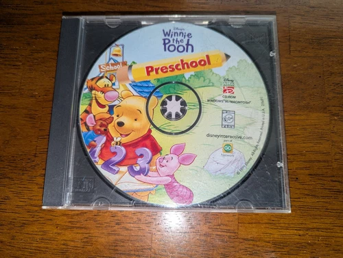 Winnie the Pooh : Preschool - retro PC + MAC game - disc only