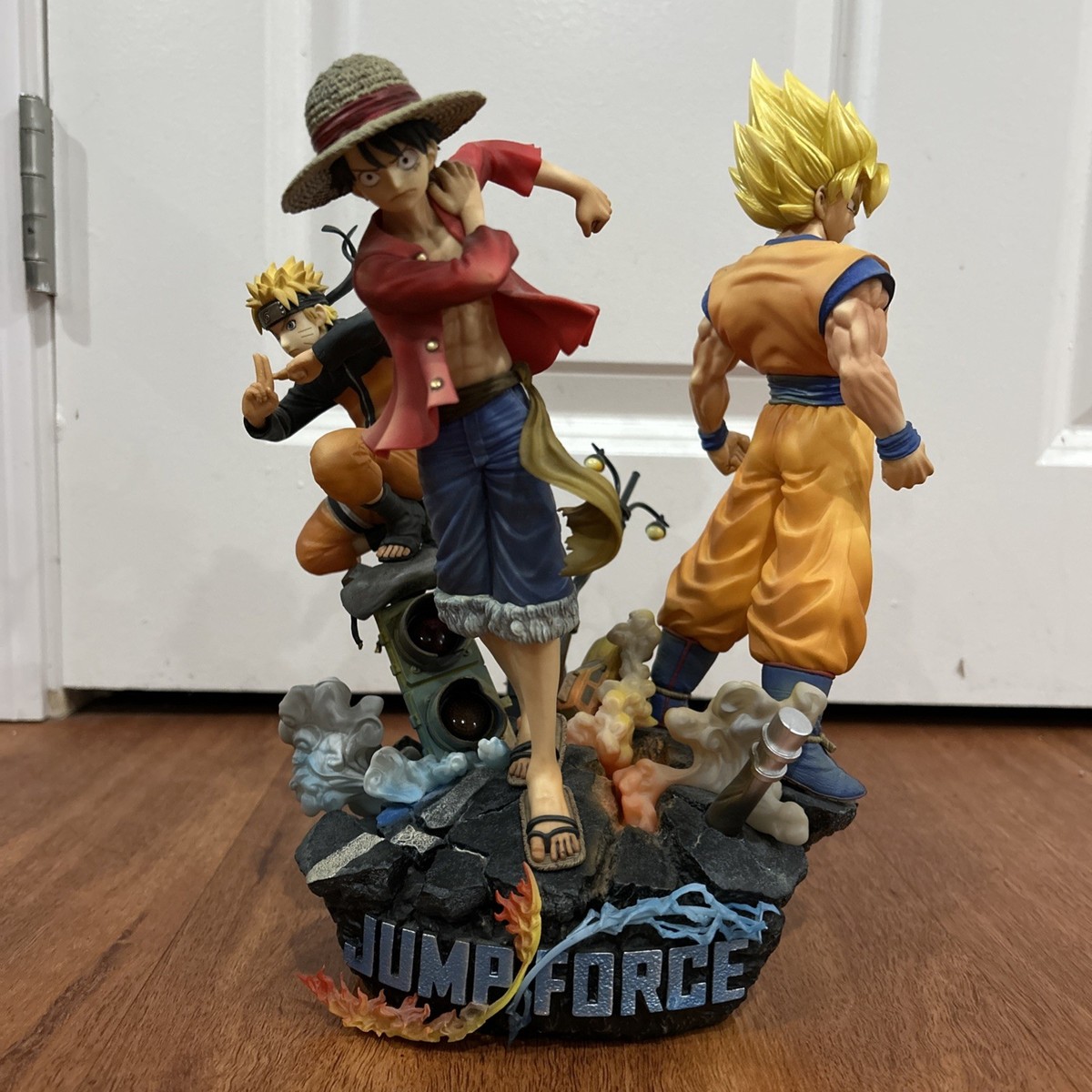 Jump Force Collector's Diorama Statue Goku, Naruto, Luffy | eBay