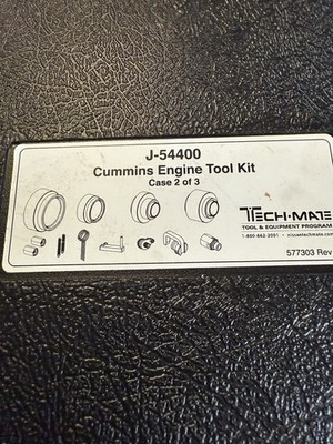Case 2 & 3 - Kent-Moore Tech-Mate J-54400 Cummins Engine Complete