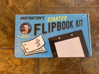 Andymation Flipbook Starter Kit with LED Light Pad Animation Tool