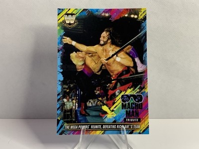 2018 Topps WWE Macho Man Tribute #27 Randy Savage The Mega Powers Reunite
