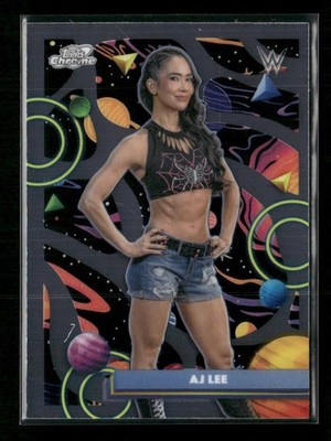 2026 Topps Chrome Cosmic WWE AJ Lee #66