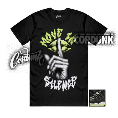11 Inner Beast GS Barely Volt Dark Raisin White Black T Shirt Match MOVE