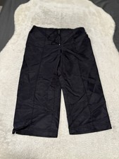 Nike Women s Y2K Nylon Crop Wide Leg Pants Size Medium 8-10