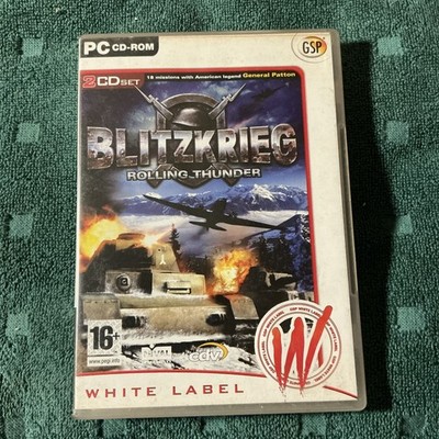 Blitzkrieg: Rolling Thunder PC Windows Video Game Vintage