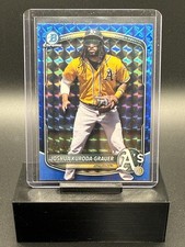 2025 Bowman Draft #BDC-125 Joshua Kuroda-Grauer Chrome Blue Geometric #/150