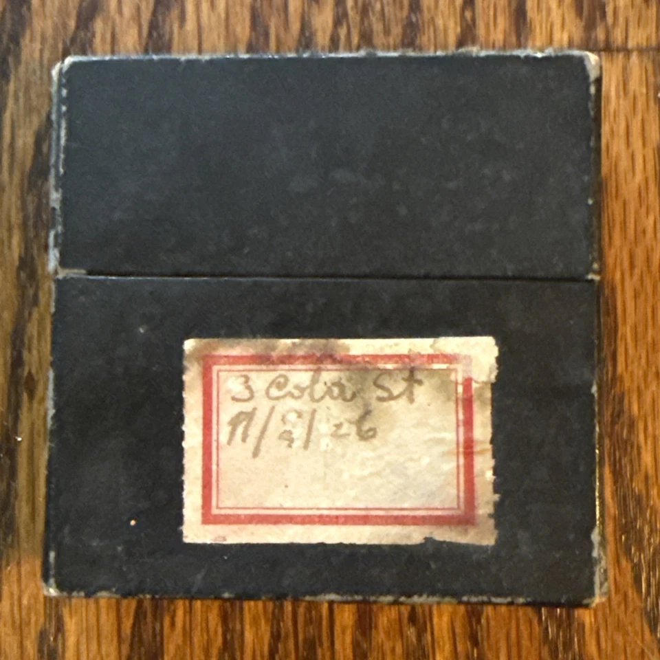 AGFA 60MM SQUARE GREEN AND BLUE FILTERS, IN WORN BOX ANTIQUE 1920s - Image 4 of 4