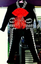 Boys Toddlers Mariachi Suit Set Mexico Folklorico 5 De Mayo Fiesta Dance Costume