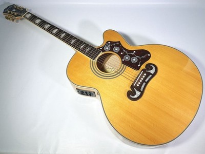 Epiphone Ej-200Sce/N Super Jumbo Acoustic Guitar Semi-Aco R708276 USED